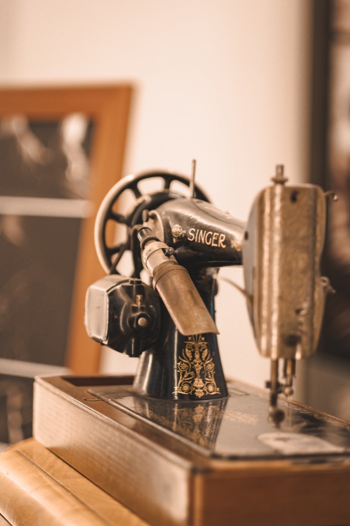 Vintage Singer sewing machine — craftsmanship at Joseph Uzumcu Adelaide